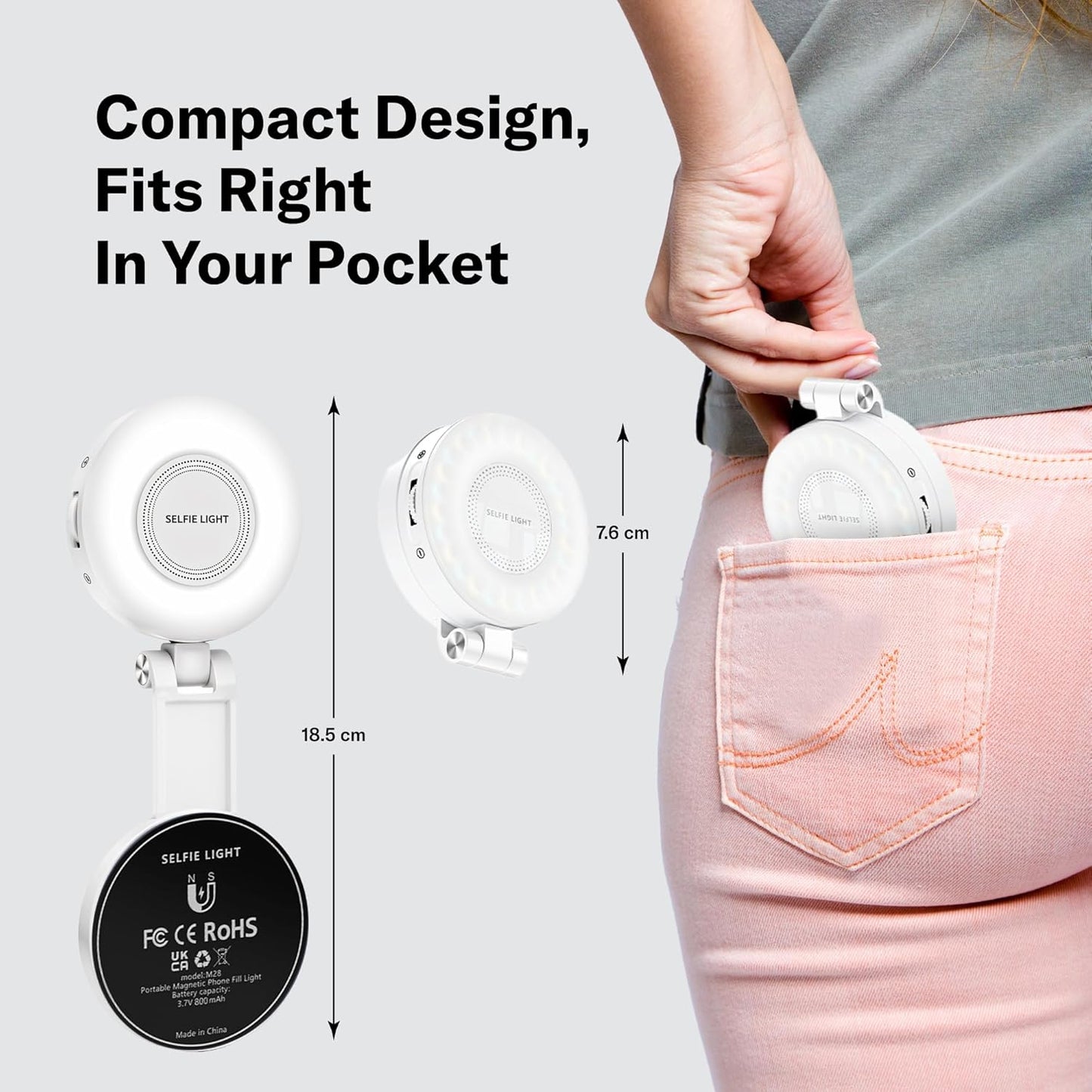 Magnetic Phone Selfie Light