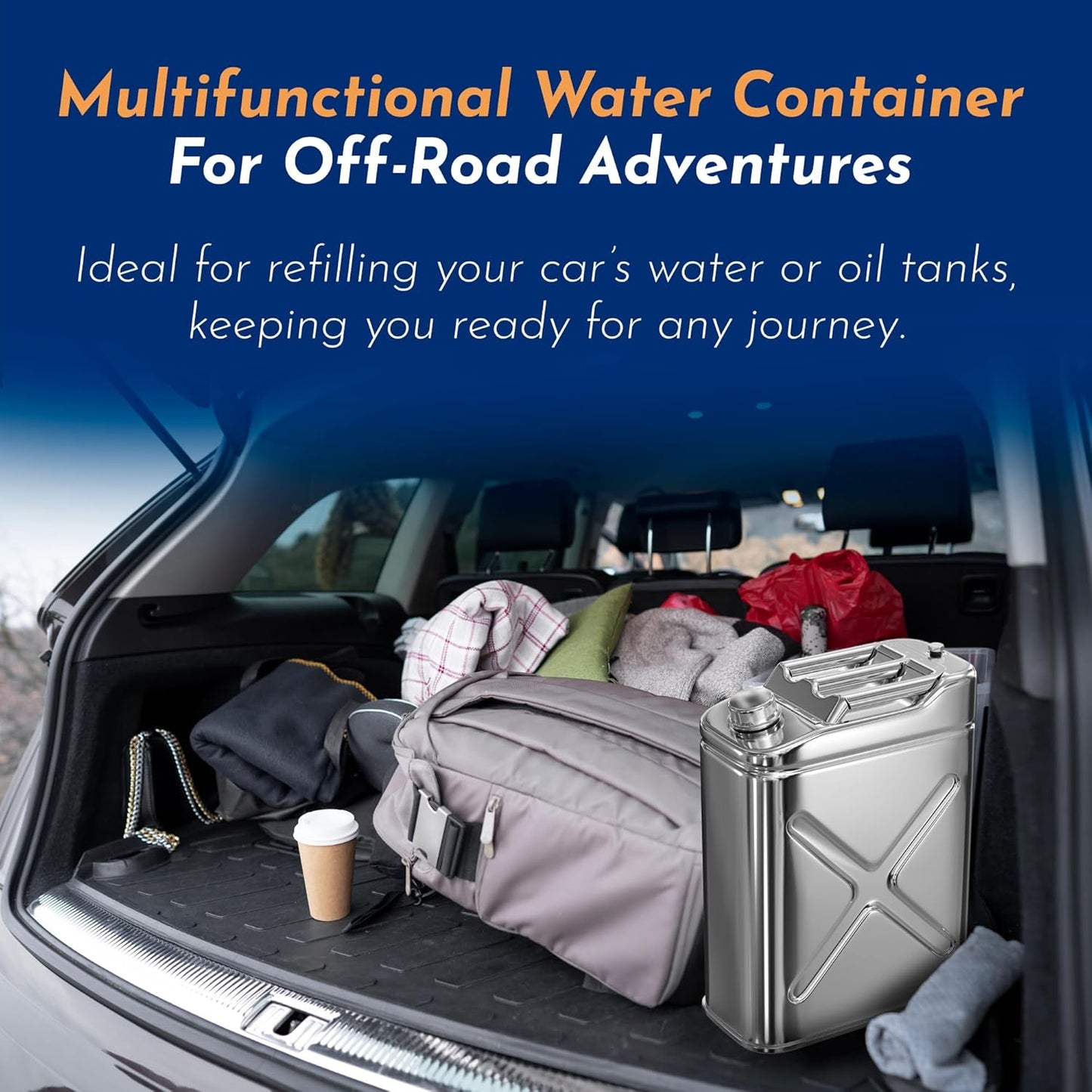 Stainless Steel Water Container for Camping